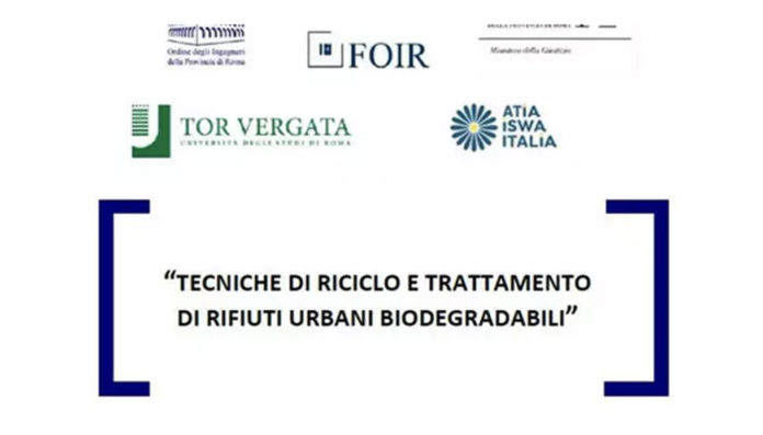 Riciclo trattamento rifiuti organici seminario Roma